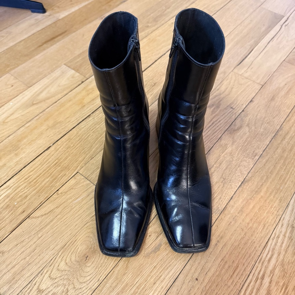 Jeffrey Campbell Black Heeled Boots